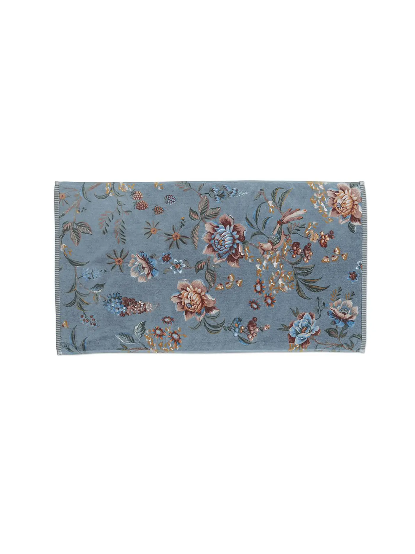 PIP STUDIO | Handtuch 55x100cm SECRET GARDEN Green | hellblau